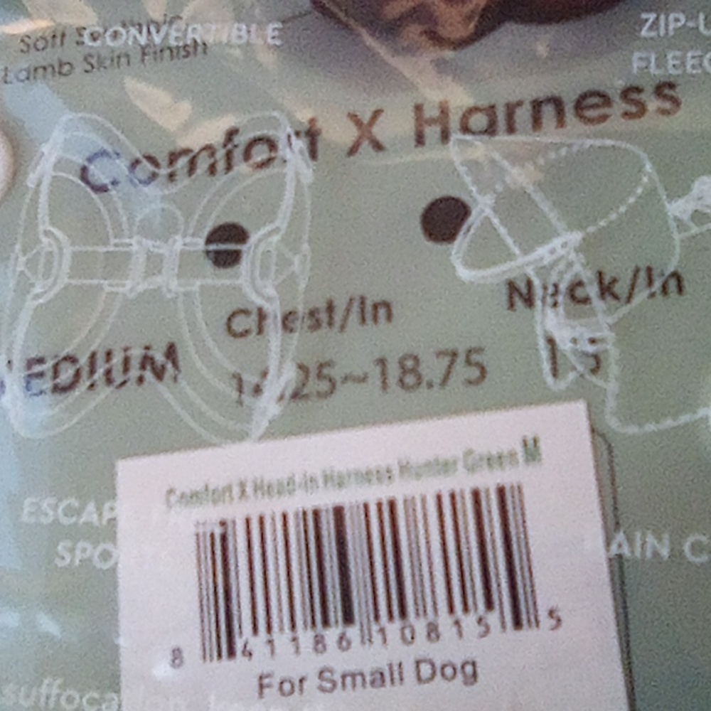 BNWT Gooby Comfort X - Harness Size Medium /Small . - Picture 3 of 5
